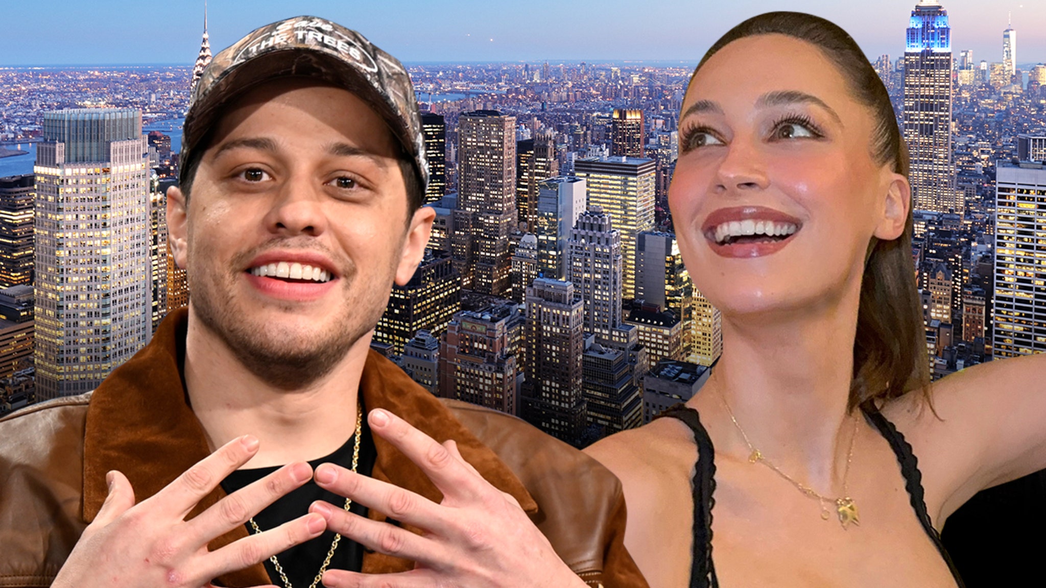 Pete Davidson and Elsie Hewitt go in together as romance becomes serious