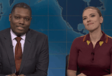 Scarlett Johansson fires back on Michael Che for weekend updates