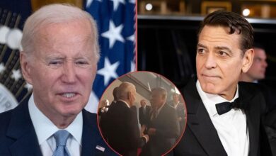 Triest Moment Joe Biden did not recognize a good friend George Clooney