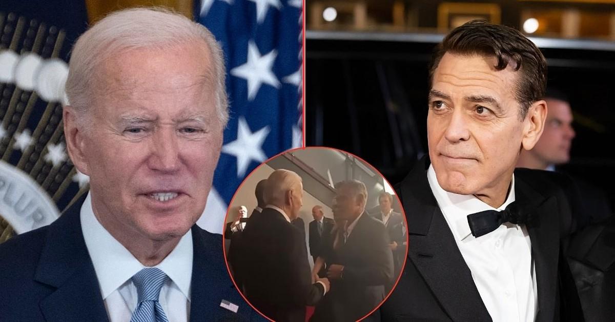 Triest Moment Joe Biden did not recognize a good friend George Clooney