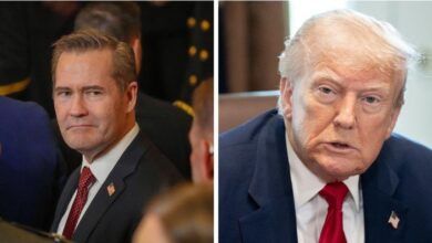 Trump dismisses the national security adviser Mike Waltz after 'Signalgate'