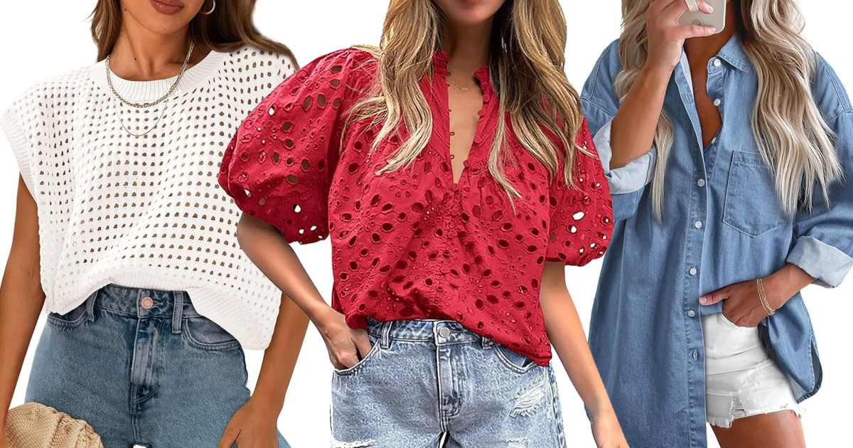 17 stylish and festive fourth of July tops - less than $ 40