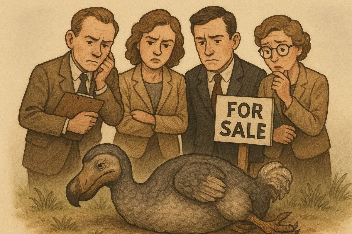 Are brokers of real estate on the road of the Dodo?