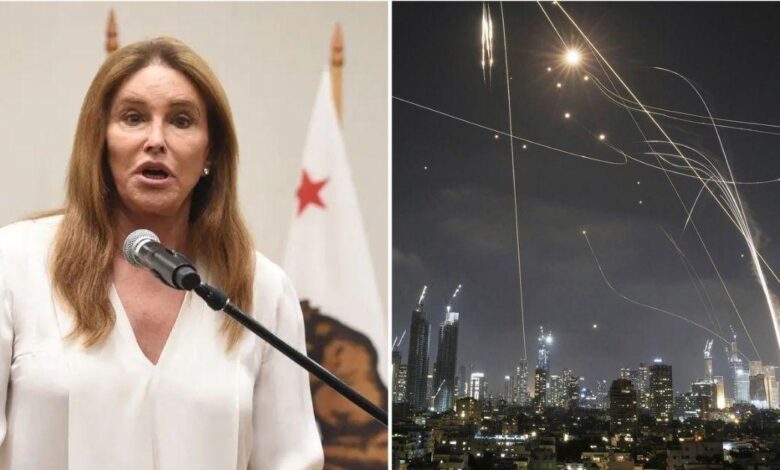 Caitlyn Jenner cannot leave Israel in the midst of the fear of a nuclear war with Iran