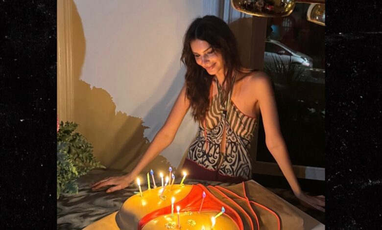 Emily Ratajkowski celebrates the 34th birthday with 'Cake theme' Bash