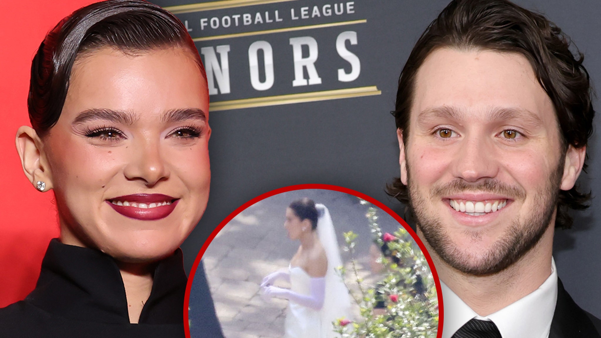 Hailee Steinfeld runs through the aisle, see her wedding dress