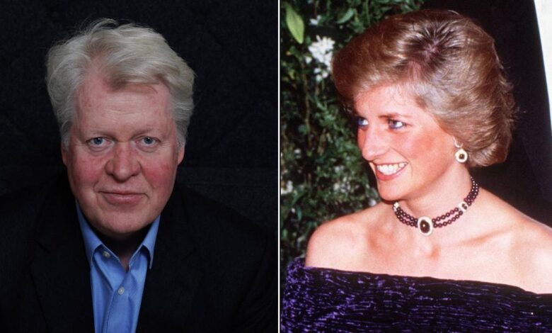 In the grim daily serious pilgrimage of Princess Diana's brother
