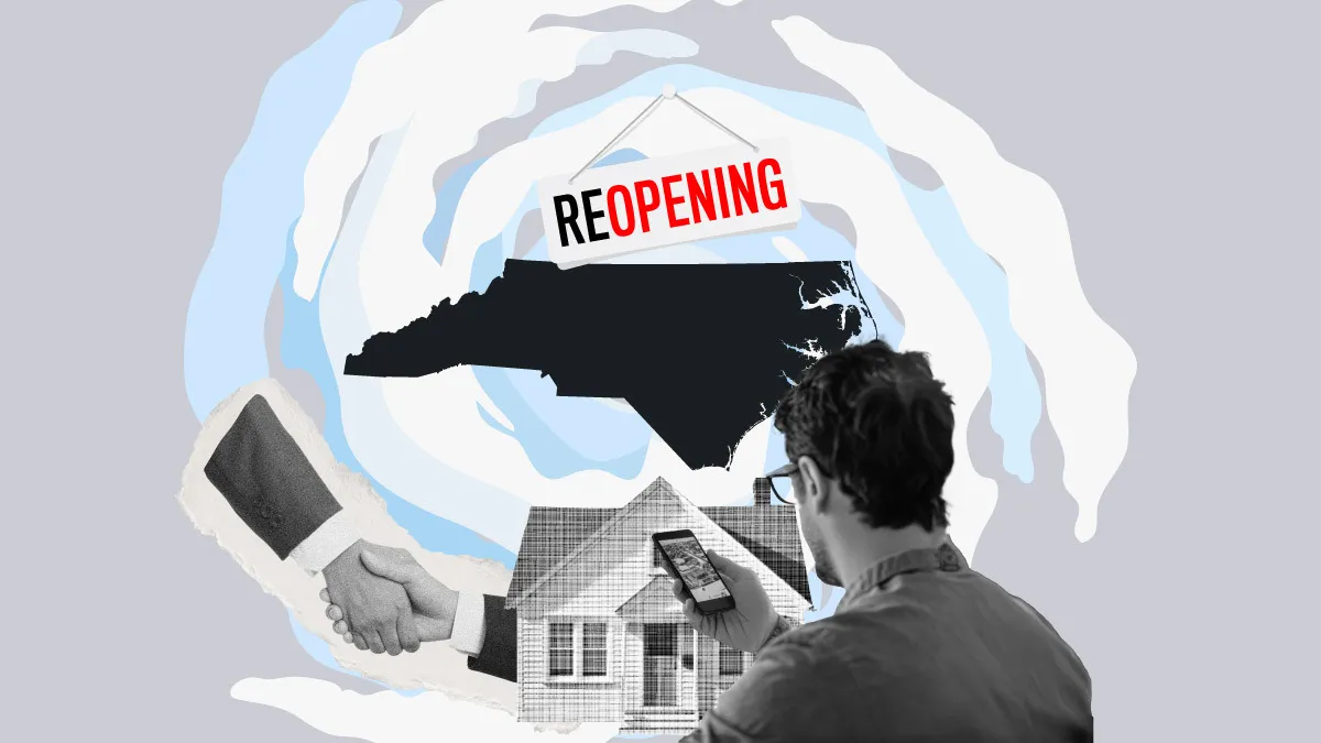 reopening-of-a-real-estate-agency-in-North-Carolina-following-damage-from-Hurricane-Helene