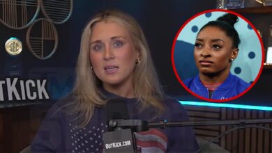 Riley Gaines open to work with Simone Biles after online spit about transatletes