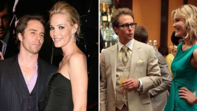 Sam Rockwell, the timeline of Leslie Bibb
