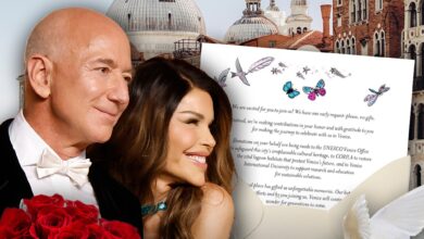 See the marriage invitation of Jeff Bezos and Lauren Sanchez