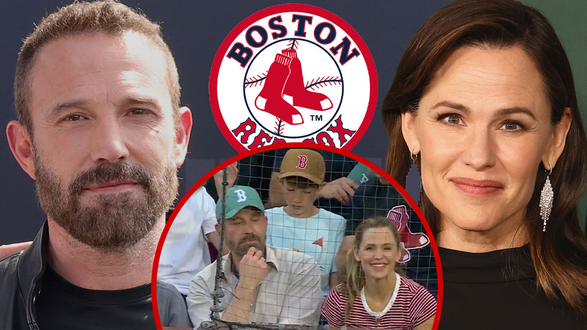 Ben Affleck and Jennifer Garner spotted on Red Sox game