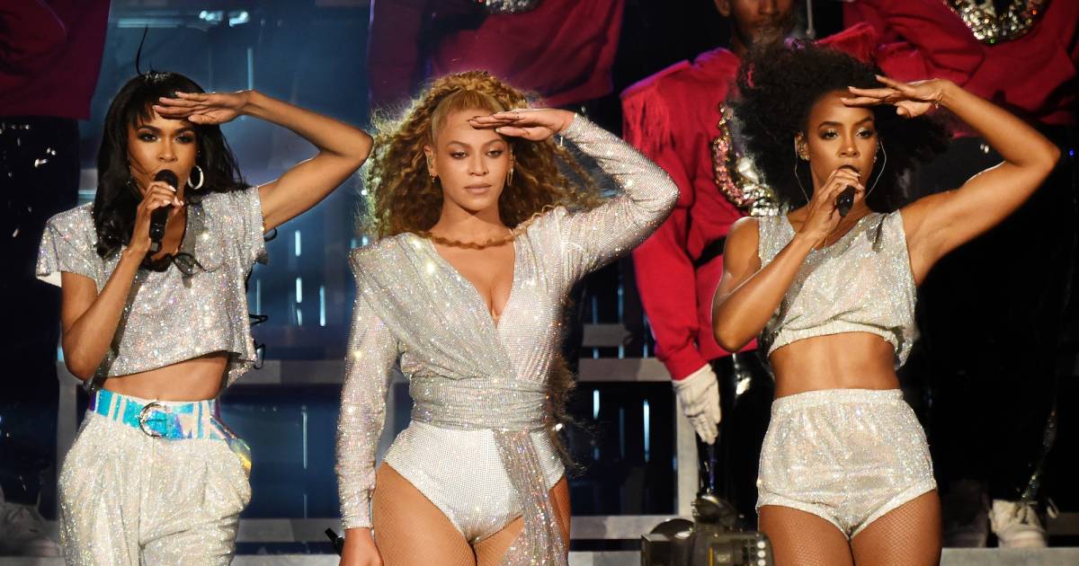 Beyonce Stages of Destiny's Child's Child Reunion on Las Vegas Concert