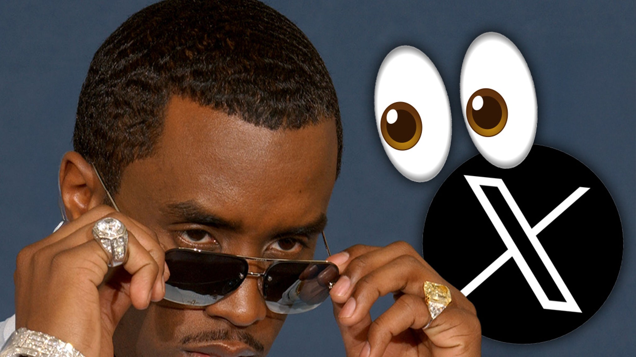 Diddy Posts and removes Eye Emoji in the eyebrows that raise tweet