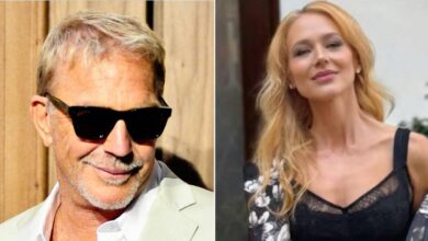 Jewel shows Kevin Costner what he is missing by setting up in a spicy shoot