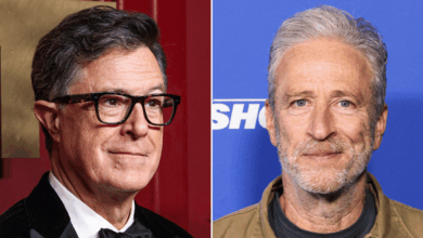 Jon Stewart and the jobs of Stephen Colbert are at risk in the midst of the Paramount Merger