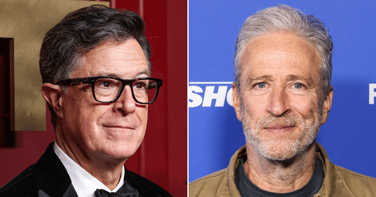 Jon Stewart and the jobs of Stephen Colbert are at risk in the midst of the Paramount Merger