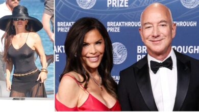 Lauren Sanchez's nipples are on vacation of daring clothing