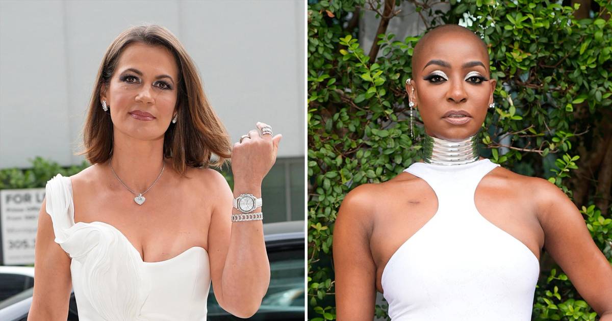 Rhom's Julia Lemigova apologizes for throwing a drink on Gudy Abraira