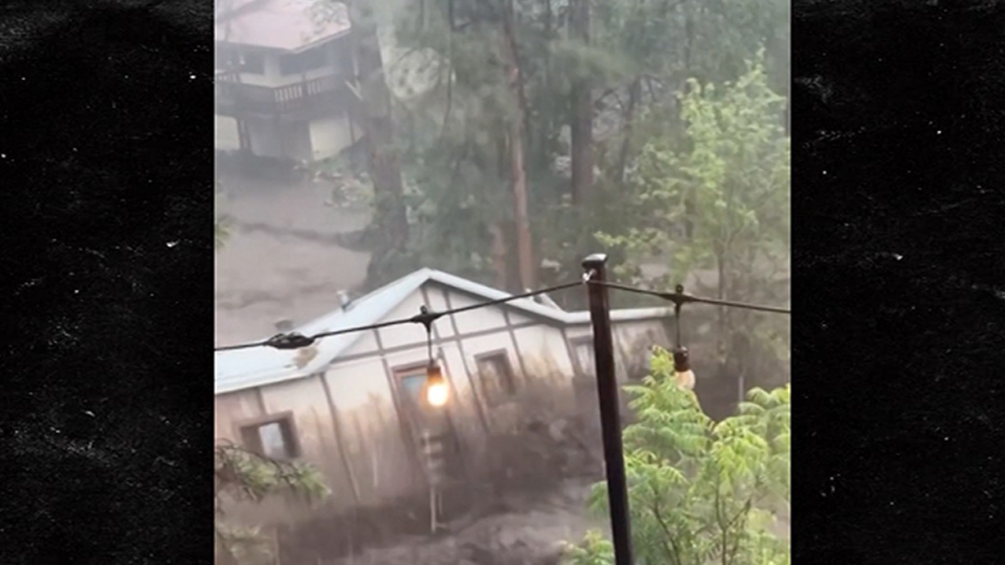 Shocking video shows New Mexico at home swept away in flash flame