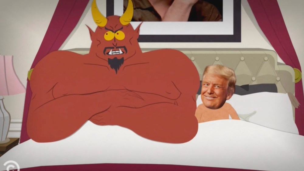 'South Park' season 27 Première places Donald Trump in bed with Satan