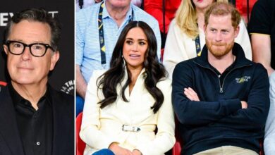 Stephen Colbert spotted about the show Axing because of Harry & Meghan Friendship