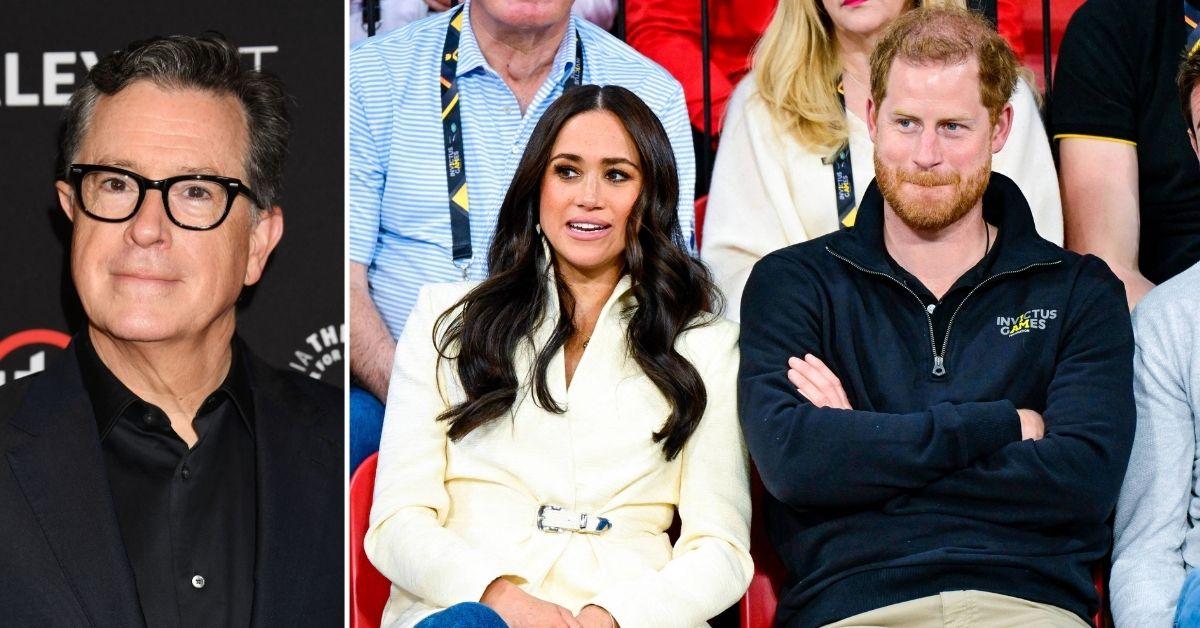 Stephen Colbert spotted about the show Axing because of Harry & Meghan Friendship