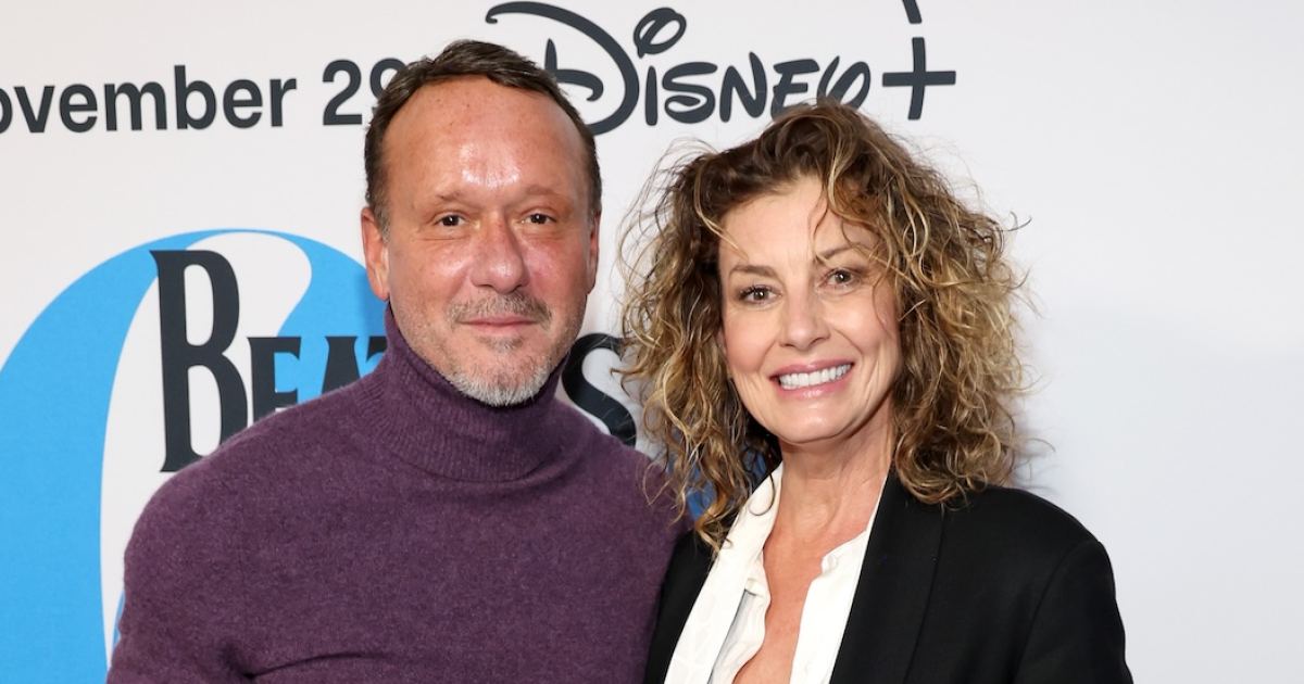 Tim McGraw with Faith Hill in Copenhagen after back surgery