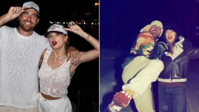 Travis Kelce shares rare photos with Taylor Swift in the midst of marriage rumors