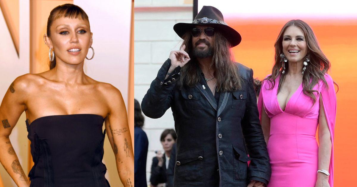 Elizabeth Hurley helped Billy Ray Cyrus to reconcile with daughter Miley