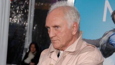 In the private wedding of Terence Stamp with ex-wife