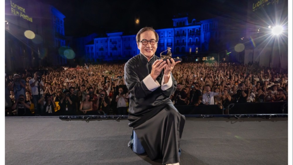 Jackie Chan Re -enacts 'Enter the Dragon' on Locarno