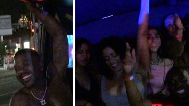 Ray J pulls the shirt off, dances on 'TMZ After Dark' Tour