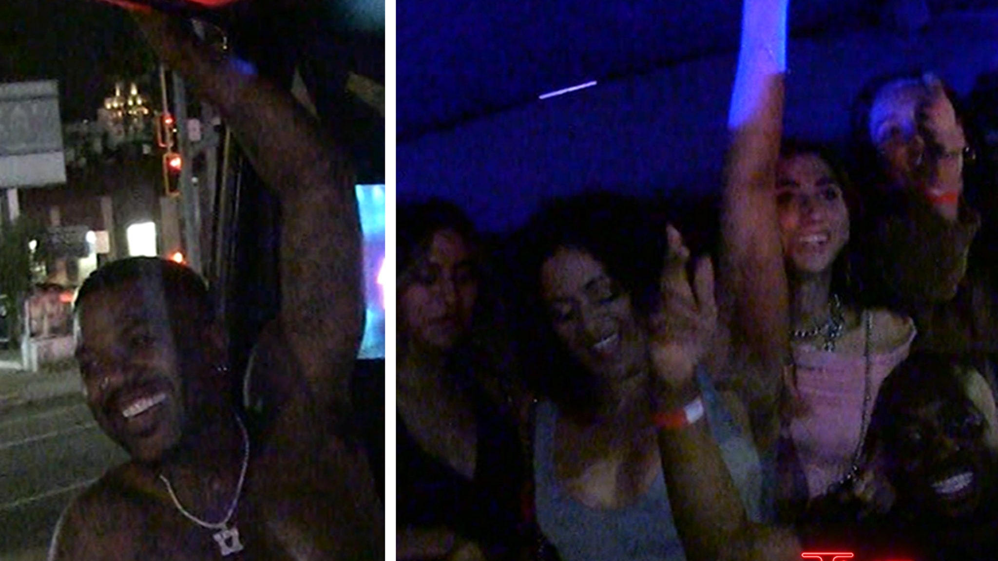 Ray J pulls the shirt off, dances on 'TMZ After Dark' Tour