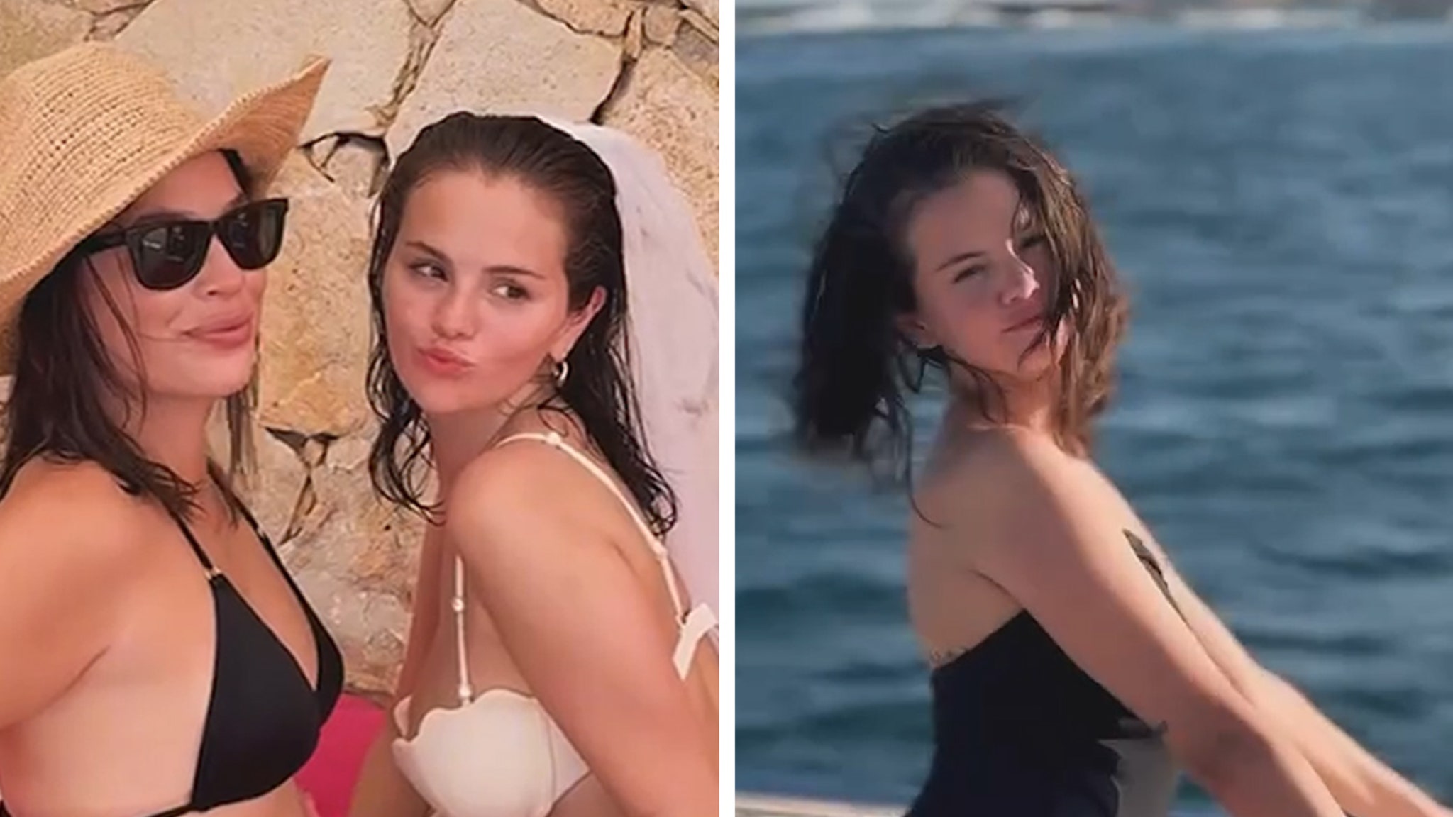 Selena Gomez gives indoor looking at a chic bachelor party in Mexico