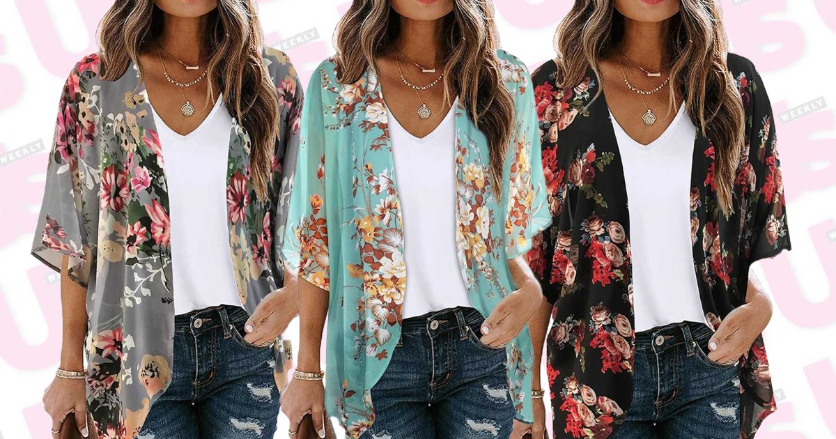 Shoppers are obsessed with this $ 9 arm -slimming kimono