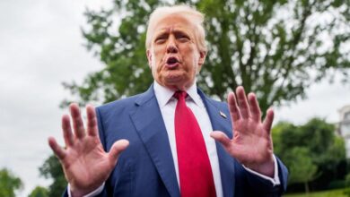 Trump threatens to start homeless people after they have seen them on the parliament