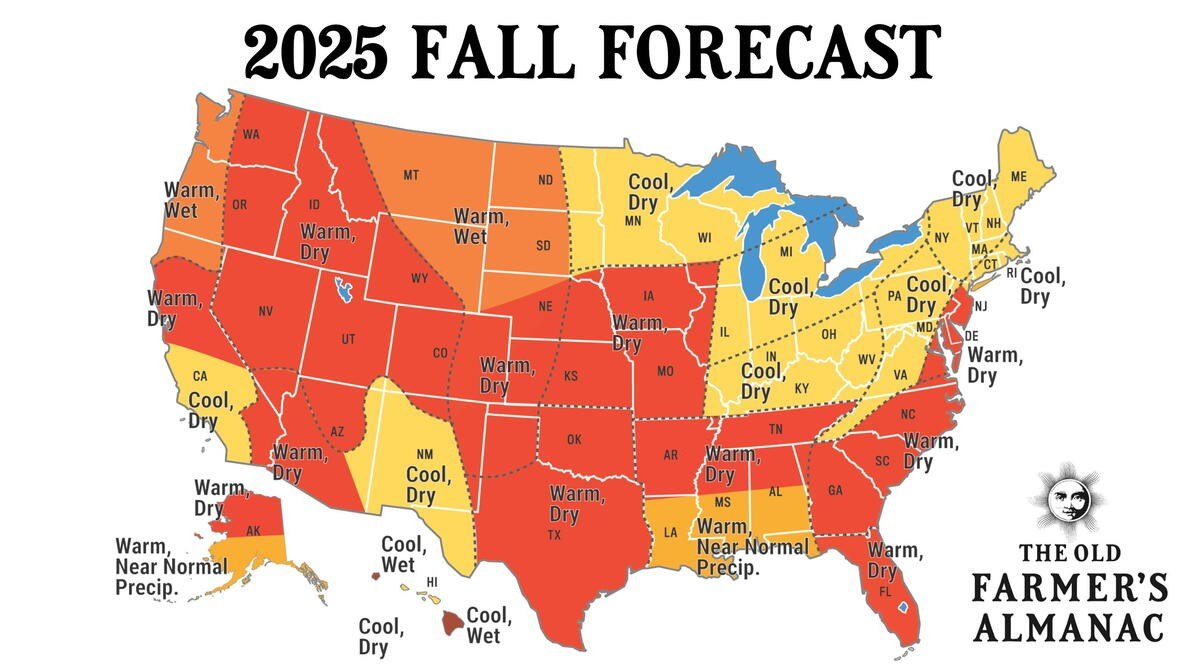 The fall for the Old Farmer's Almanac 2025