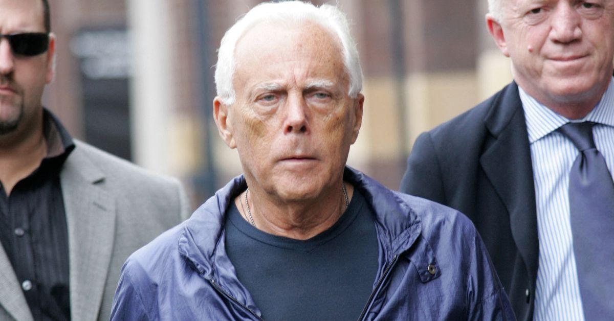 Giorgio Armani accused of 'sweatshop' conditions at work before death