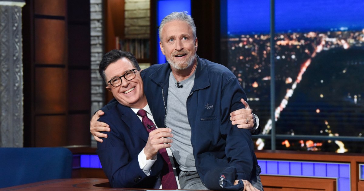 Hosts in late-night talk shows respond to the return of Jimmy Kimmel