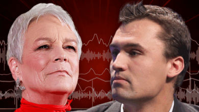 Jamie Lee Curtis becomes emotionally on Maron Podcast about Charlie Kirk Killing