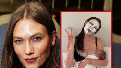 Karlie Kloss Borstvoeders newborn daughter in photo shared with Instagram