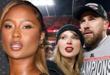 Kayla Nicole bypasses the question about Travis Kelce's engagement with Taylor Swift