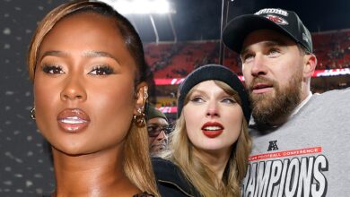 Kayla Nicole bypasses the question about Travis Kelce's engagement with Taylor Swift