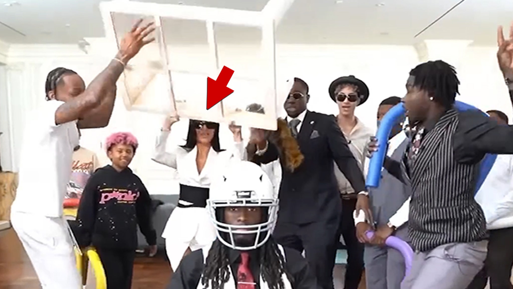 Kim Kardashian & Saint West Toss Table on Kai Cenat in Live Stream -Clap