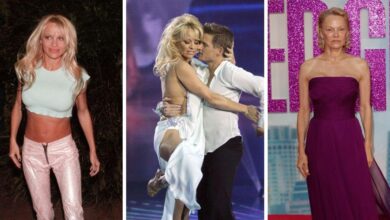 Pamela Andersons revealed before and after photos