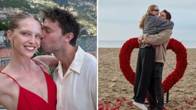 Patrick Schwarzenegger based Abby Champion in Prabise Idaho Ceremony