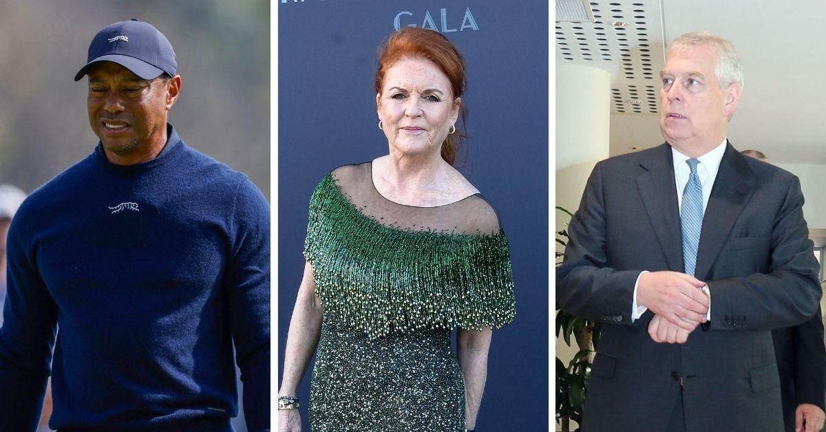 Prince Andrew sings about Sarah Ferguson Tiger Woods Claims