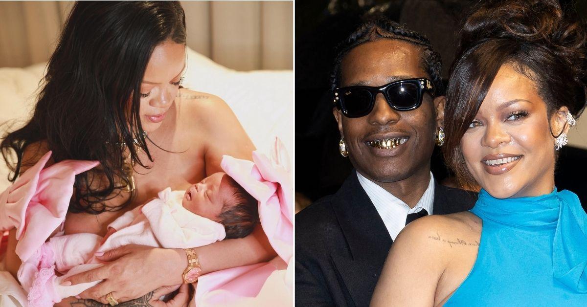 Rihanna welcomes baby number 3 with a $ AP Rocky and reveals unusual name