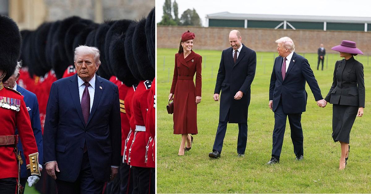 Trump arouses fresh health fears in the midst of protests on the British tour